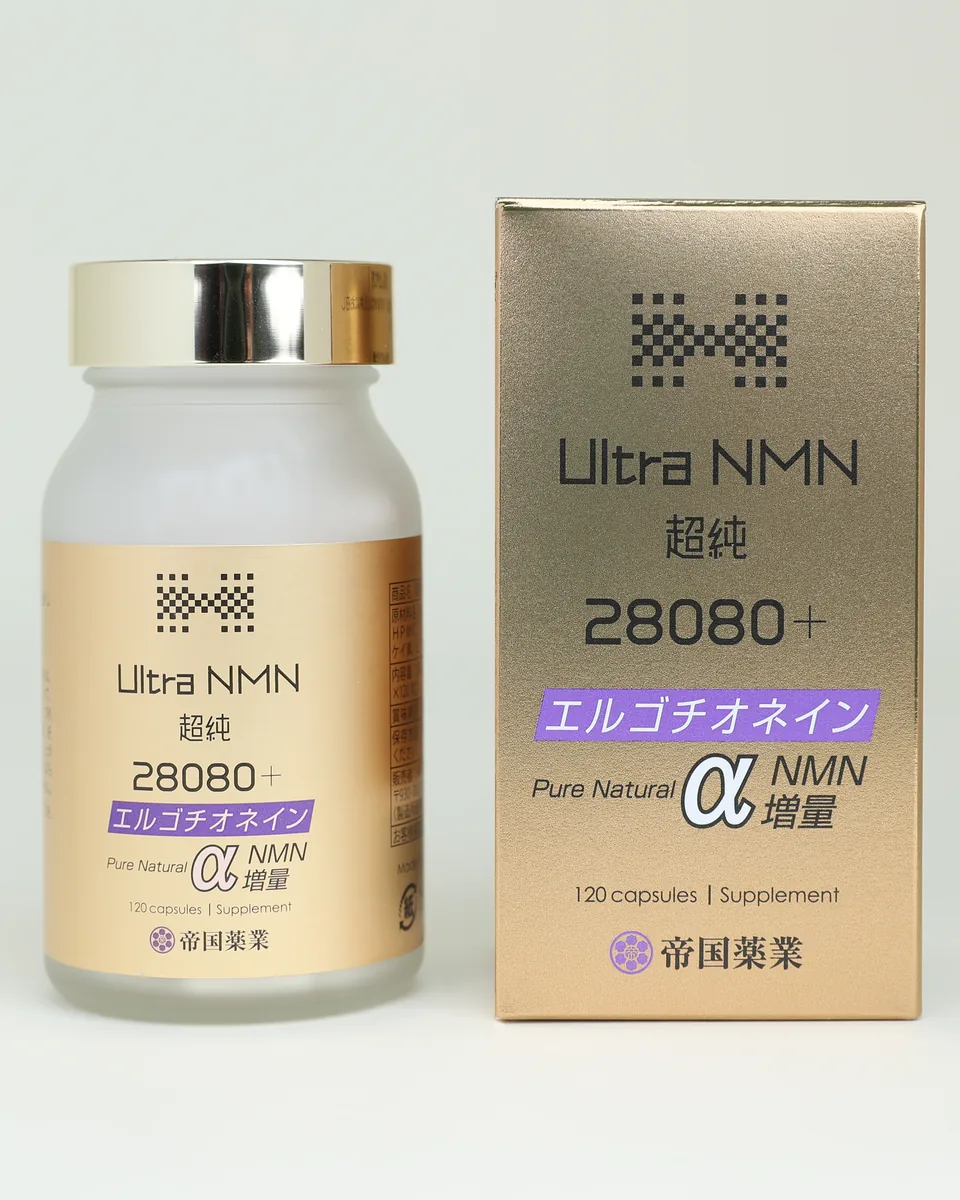 超純 NMN 28080＋麥角硫因 詳情頁首圖 / 主視覺圖
